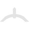 Ekena Millwork Archdale Architectural Grade PVC Gable Bracket, 60"W x 30"H x 2"D x 6"F, 12/12 Pitch GBP060X30X0206ARC00 - alternate 4